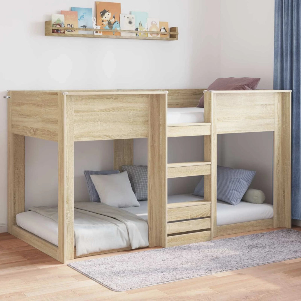 Struttura letto a terra Sonoma 75 x 190 cm Legno multistrato 893518