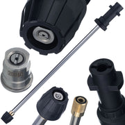 Lancia a Getto Piatto 160 Bar – Compatibile con Idropulitrice Kärcher K2–K7 | Ampio Angolo di Lavoro | 60°C