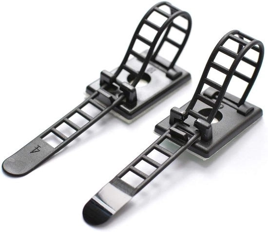 Clip per cavo autofit con fissaggio a vite - Soluzioni per il controllo dei cavi - 50 pezzi