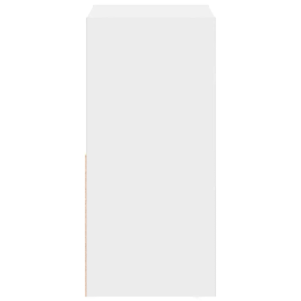Comodino Bianco 35 x 32 x 68,5 cm Legno multistrato