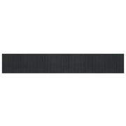 Tappeto del soggiorno | Tappeto Rettangolare Grigio 80x1000 cm in Bamb¨´