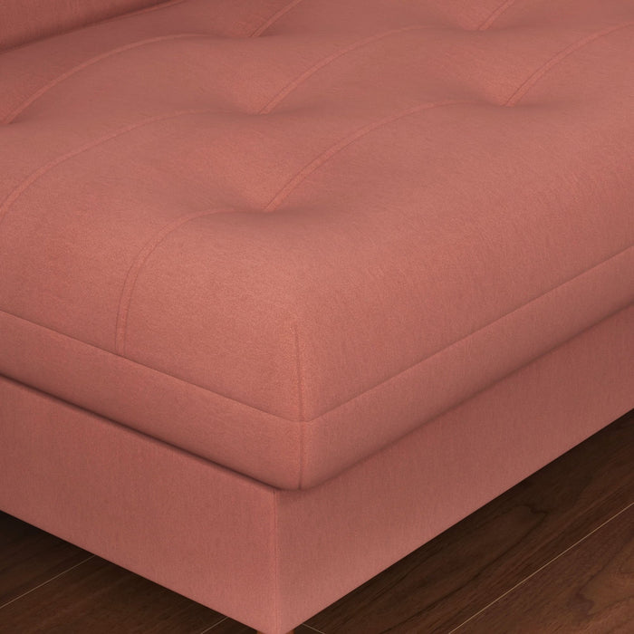 Divano Letto 3 Posti 185x85x84 cm in Tessuto Effetto Lino Arancione