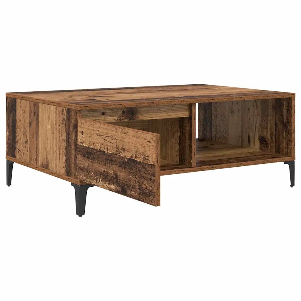 vidaXL Tavolino da salotto Legno vecchio 90 x 60 x 35 cm
