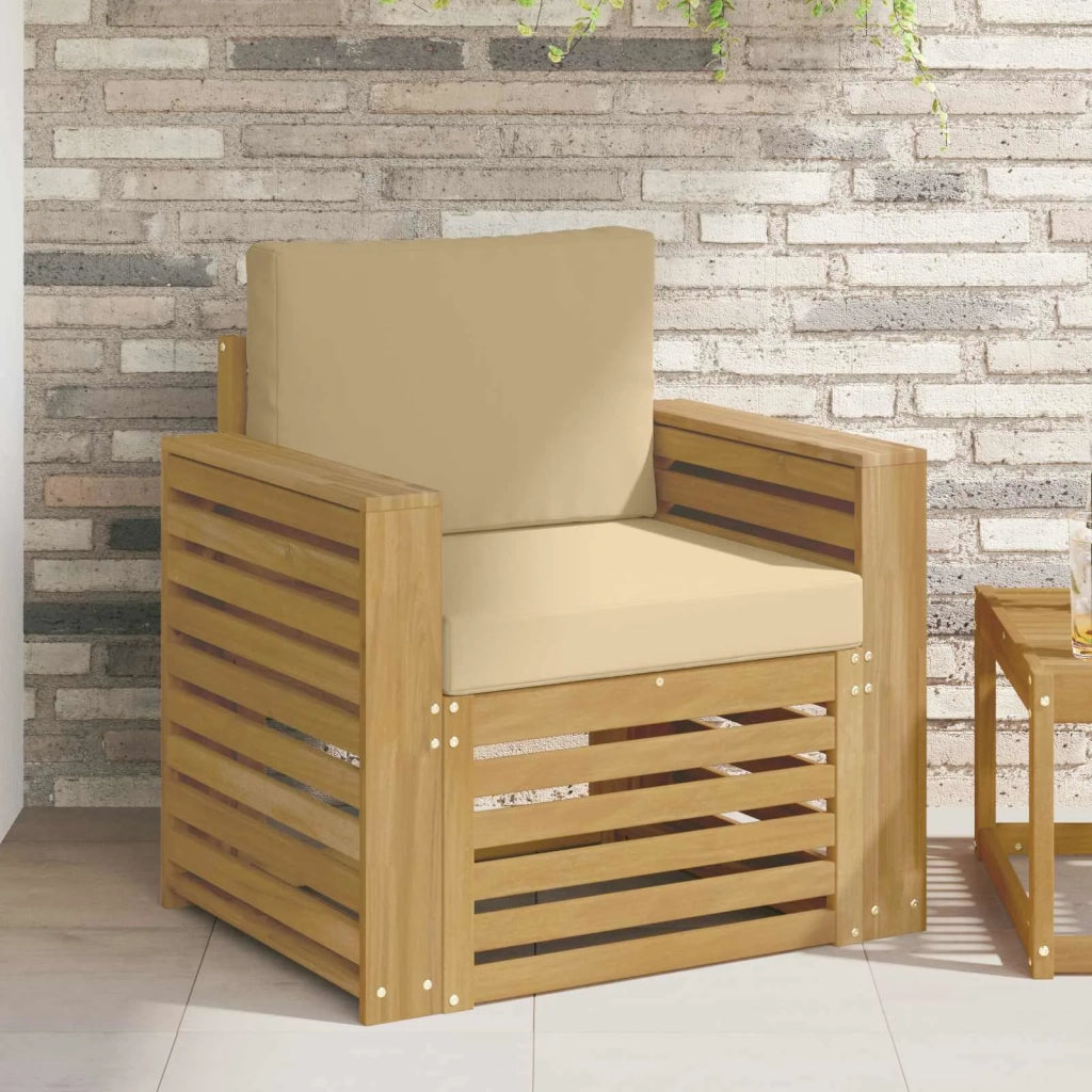 Set di divani da esterno-Sofa da giardino Poliestere Bianco 682780