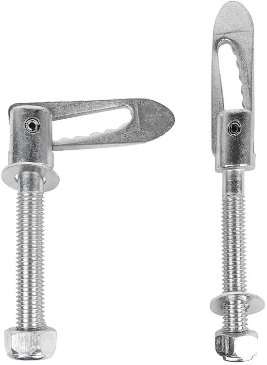 Pen per rimozione rapida a alta resistenza per carrello - 2 pezzi - Materiale in acciaio inossidabile - Lunghezza del cavo 75 mm - Sicuro e duraturo - Pen per carrello