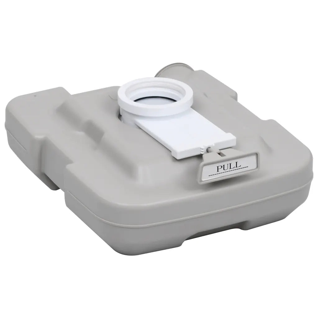 WC Portatile per Campeggio Grigio 10+10 L 30136