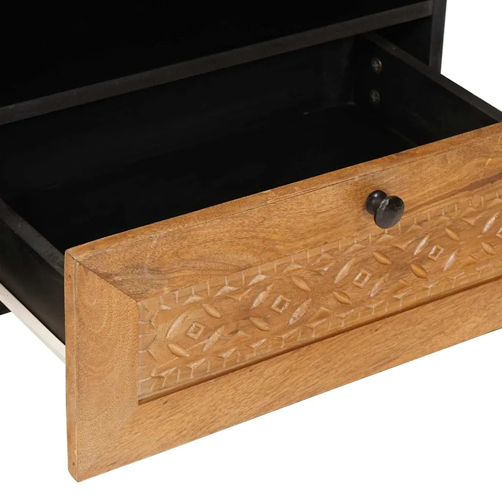 Mobile TV-Credenza per TV Marrone Chiaro 80 x 33 x 46 cm Legno multistrato 103210