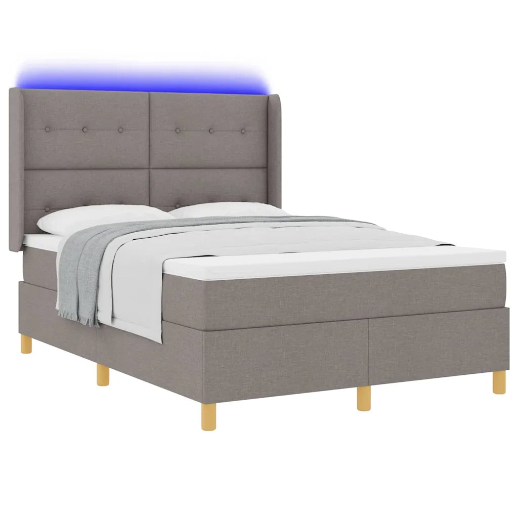 Letto a molle con materasso Talpa 140 x 200 cm Tessuto
