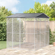 Voliera per Uccelli Antracite 310x227x247 cm Acciaio