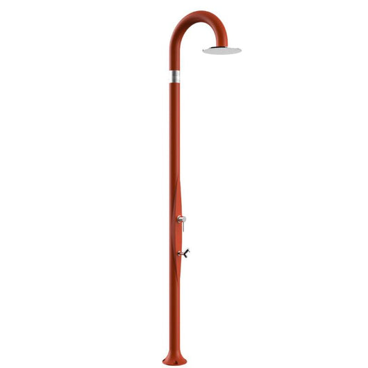 Doccia Tradizionale In Resina Funny Yin Con Miscelatore E Lavapiedi Colore Arancione Cv-T325/2009