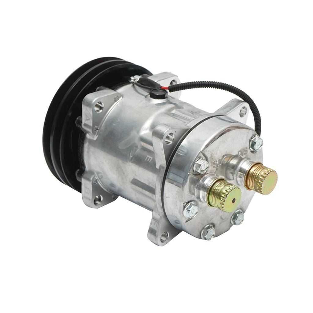 Compressore aria condizionata A/C per Case IH codice OEM 1977959C1, 1343925C1, 97204C1, 83934C91, 65202000, 1255750C91, 1255750C92