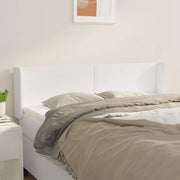 Testiera ad Orecchio-Testata con Orecchie Bianca 147x16x78/88 cm in Similpelle 522959