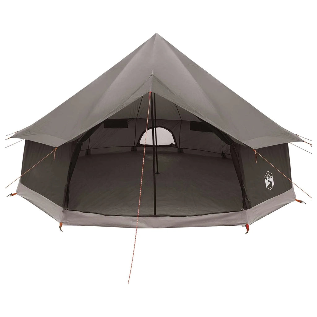 Tenda Tipi con tetto Marrone Grigio 400 x 400 x 250 cm 42029029