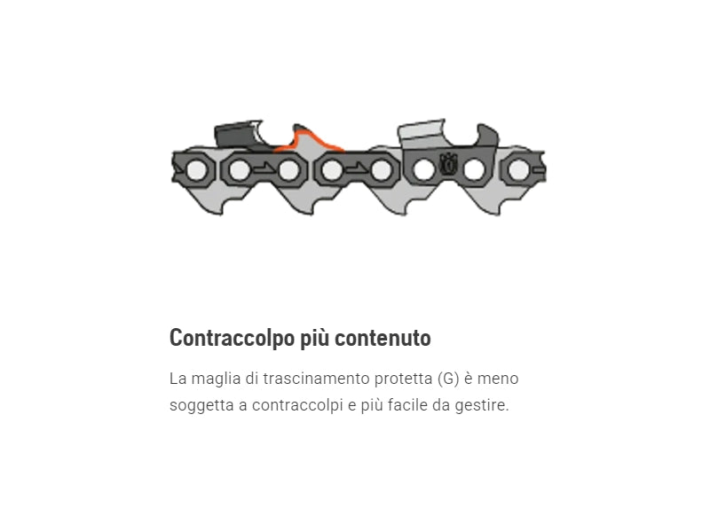 Catena Husqvarna X-Cut S35G .325 1,5 mm uso professionale - 72E