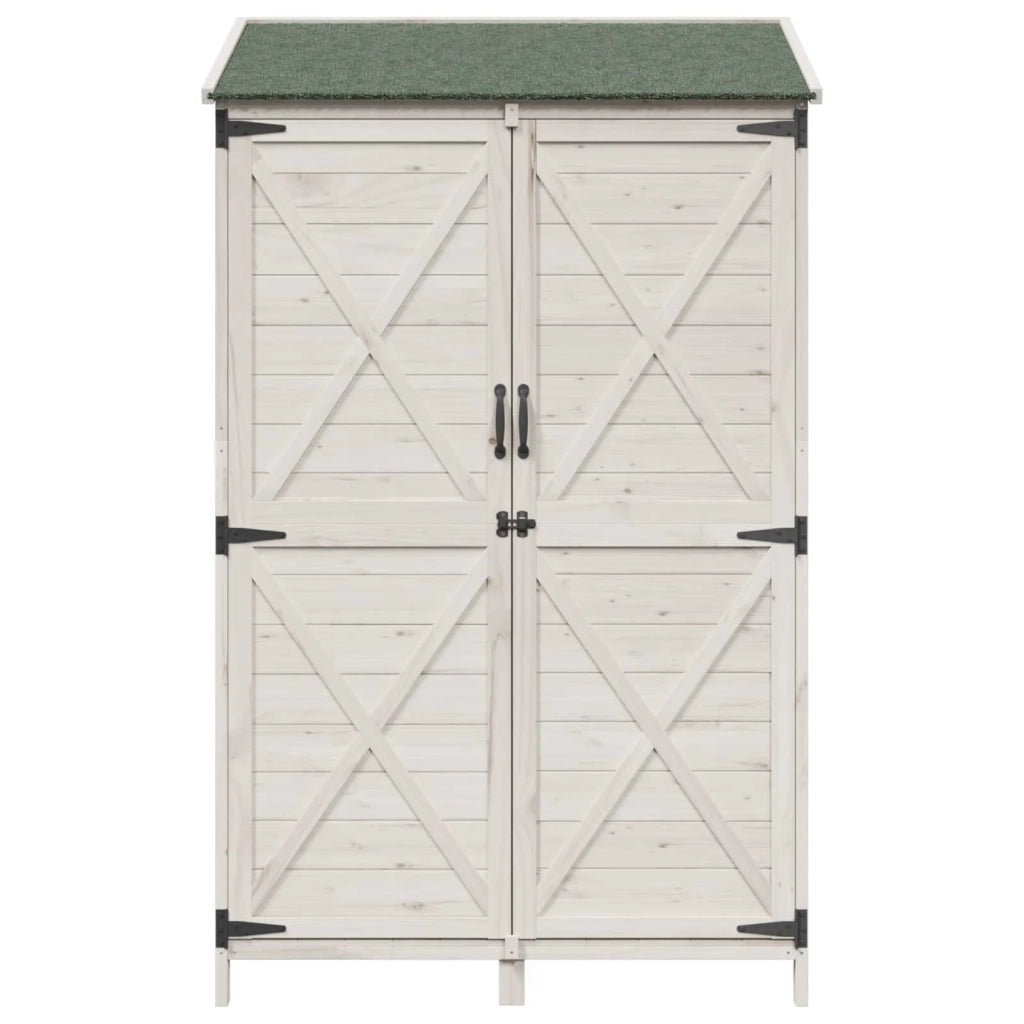 Capanno da Giardino Bianco 106 x 56 x 176,5 cm