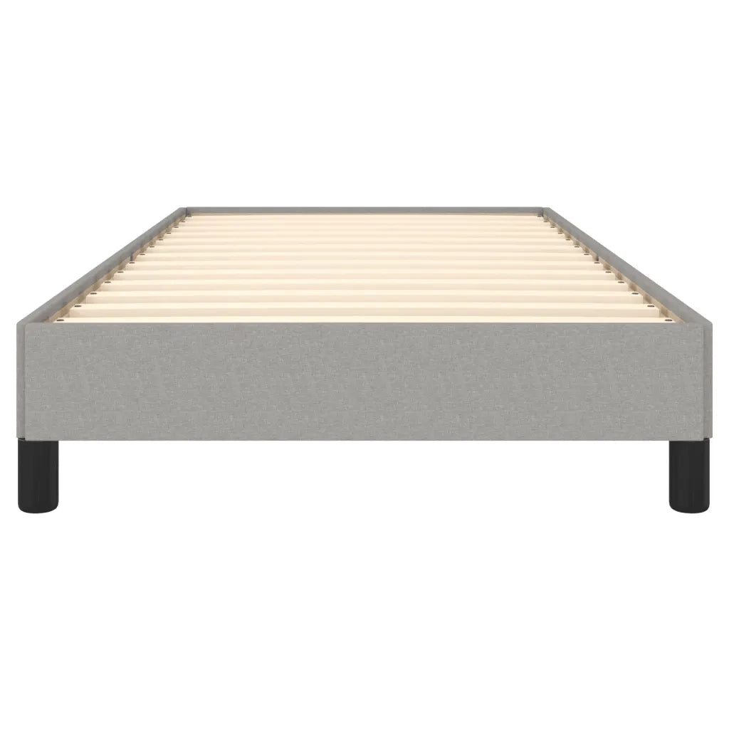 Giroletto senza Materasso-Struttura Letto Grigio Chiaro 90x190 cm Tessuto 366384