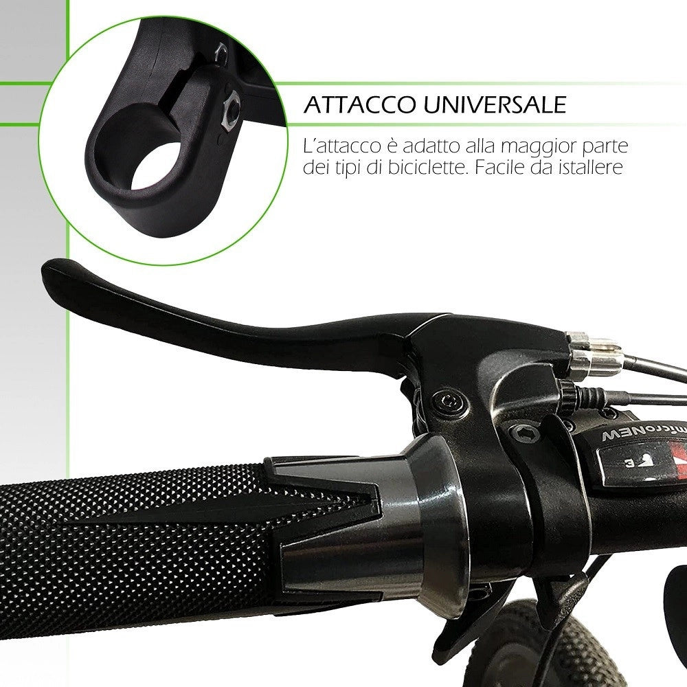 Trade Shop - Coppia Leve Freni In Resina Composta Per Bicicletta Attacco Universale Xc-1642 -