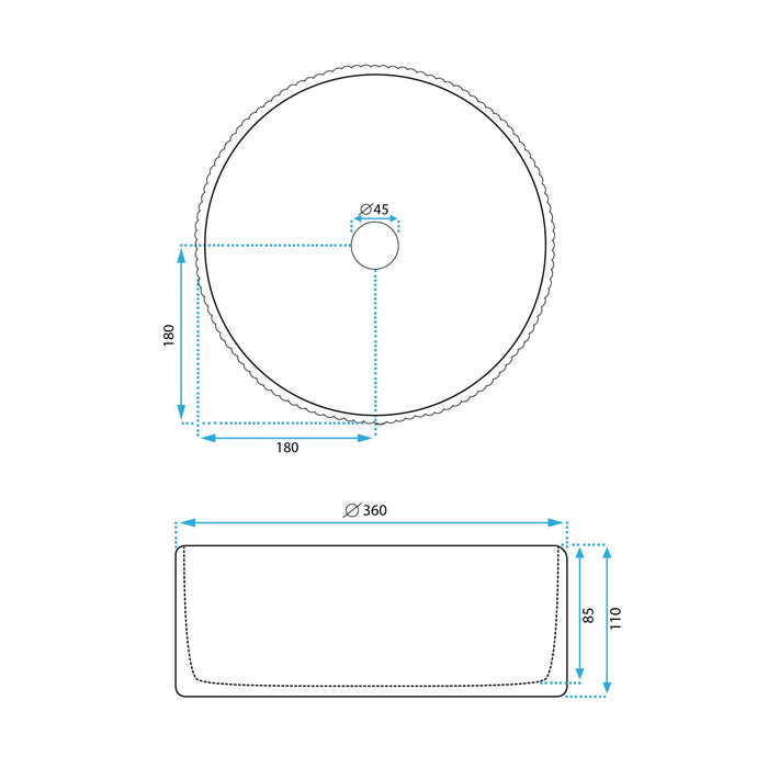Lavabo Da Appoggio Rea Delia
