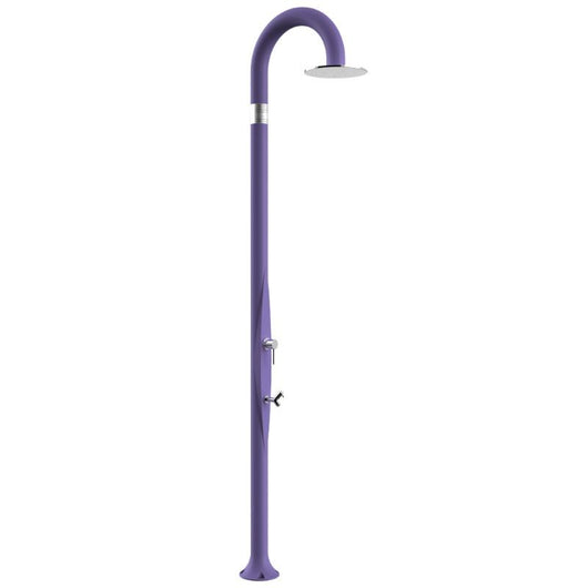Doccia Tradizionale In Resina Funny Yin Con Miscelatore E Lavapiedi Colore Viola Cv-T325/4005