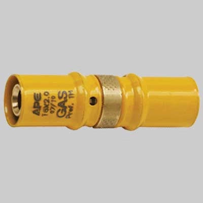 RACCORDO A PRESSARE DIRITTO DOPPIO PER GAS  16 x 16     APE RACCORDERIE