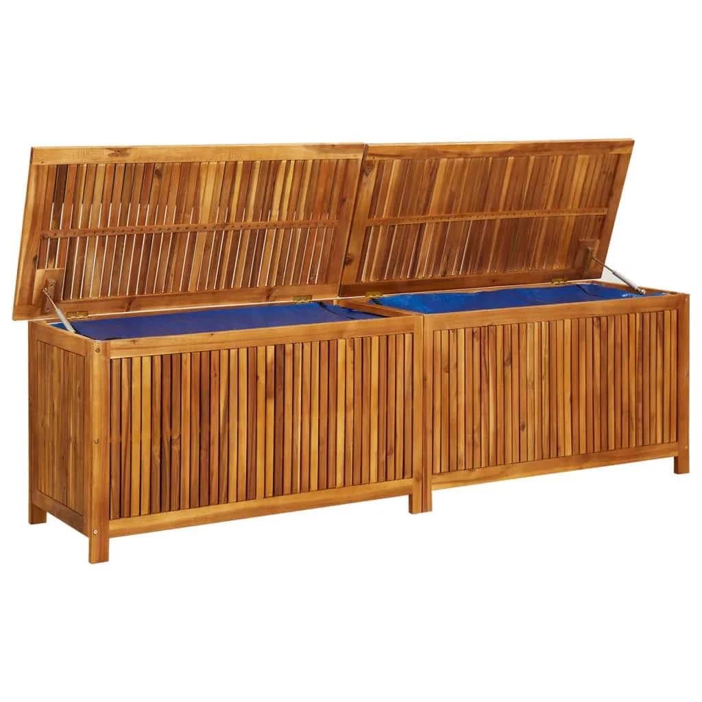 Cassapanca da giardino/box 200 x 50 x 58 cm legno massello di acacia 02_0013018