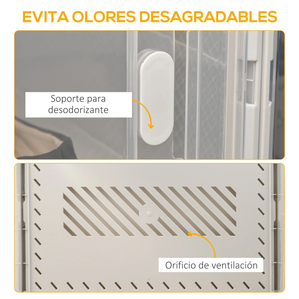 Armadio modulare per scarpe con 8 cubi e ante magnetiche ¨C zephmum ¨C 28x36x21 cm trasparente