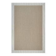 Tappeto vinilico di alta qualità taupe-bianco 60x90