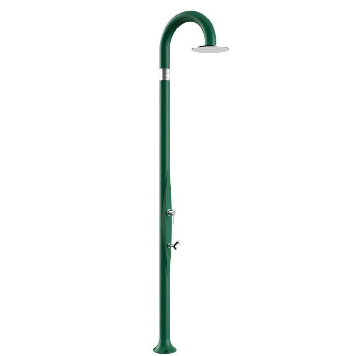 Doccia Tradizionale In Resina Funny Yin Con Miscelatore E Lavapiedi Colore Verde Scuro Cv-T325/6016