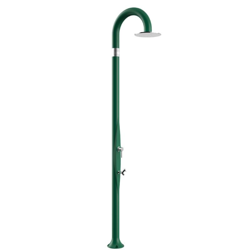 Doccia Tradizionale In Resina Funny Yin Con Miscelatore E Lavapiedi Colore Verde Scuro Cv-T325/6016