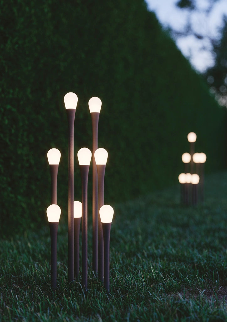 PALO PER ESTERNO DROP ANTRACITE 1 LUCE ATTACCO G9 IP65 5X34CM