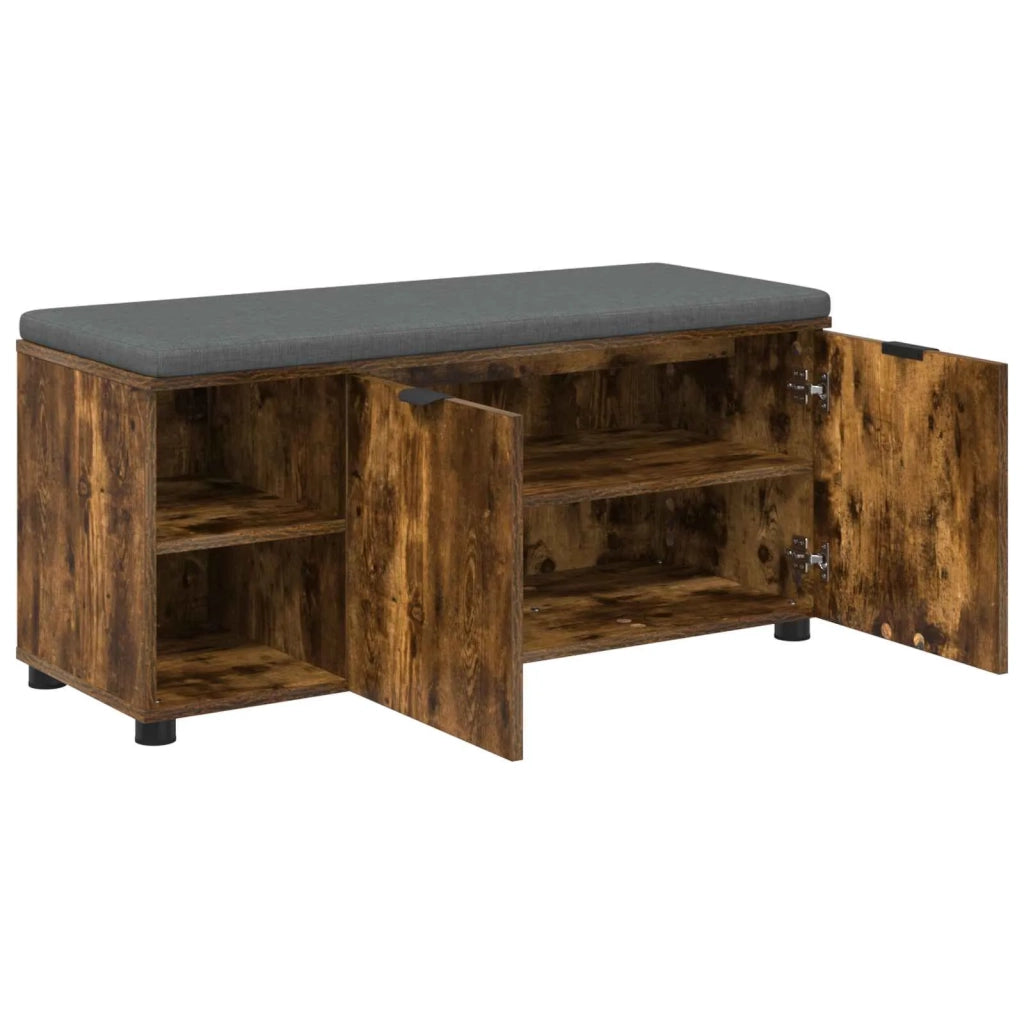 Panca per ingresso Quercia Affumicata 100 x 38 x 46 cm