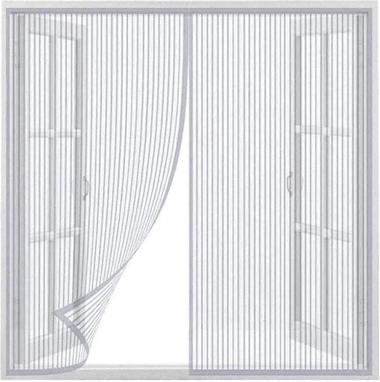 Reticolo magnetico per finestre 100 x 150 cm - Adsorbenza magnetica - Ideale per porte d'ingresso e giardini posteriori.
