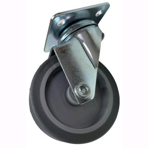 Ruote piroettanti per mobili rotelle Girevoli con Piastra per Carrelli 50 mm Con Freno BLU