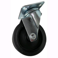 Ruote piroettanti per mobili rotelle Girevoli con Piastra per Carrelli 50 mm Con Freno BLU