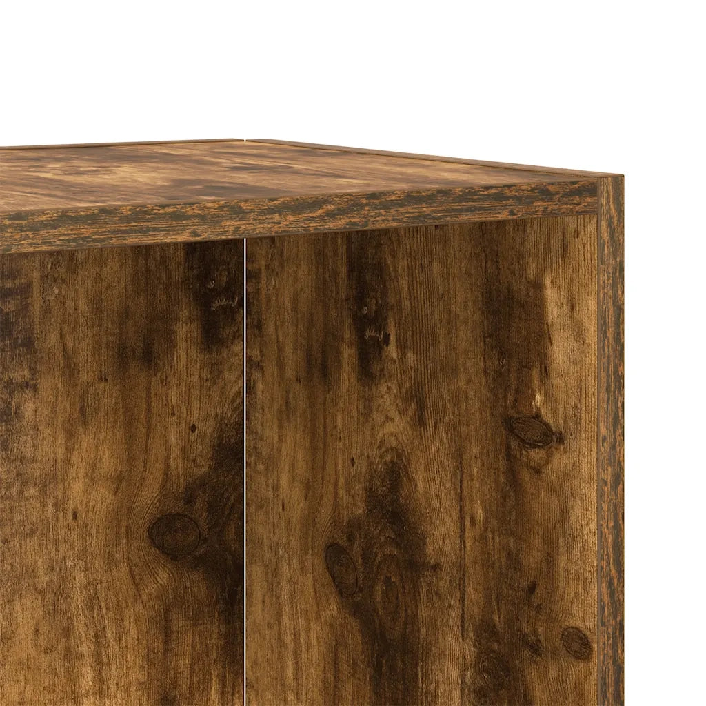 Tavolino da Salotto Rovere Fumo 33x33x34,5 cm Legno Multistrato cod mxl 16353