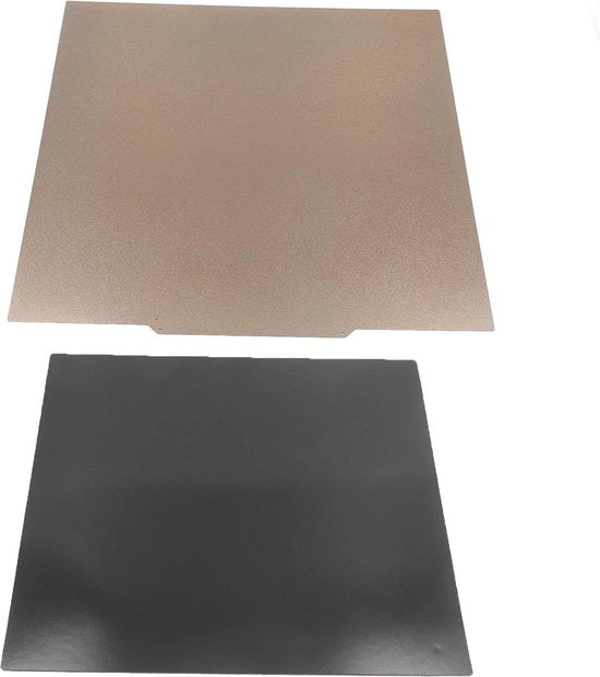 Tavolo di costruzione magnetico 470x470 mm - piattaforma in acciaio inossidabile con molle flessibili - superficie autoadesiva - CR10 MAXIMUM