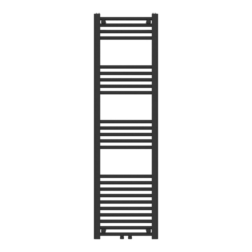 Radiatore scaldasalviette da bagno acciaio 140 x 40 cm nero 03_0010420