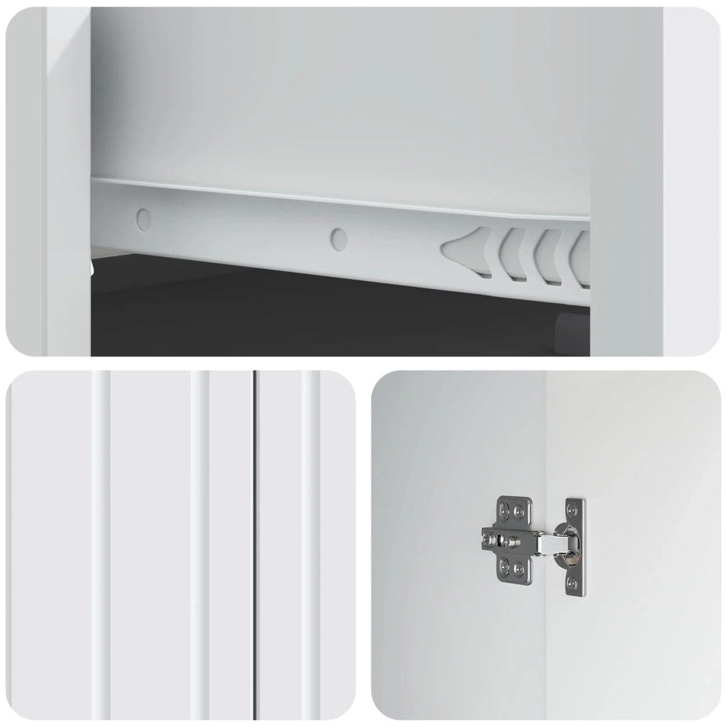 Credenza Bianco 66 x 34,5 x 92 cm Legno ingegnerizzato 894405