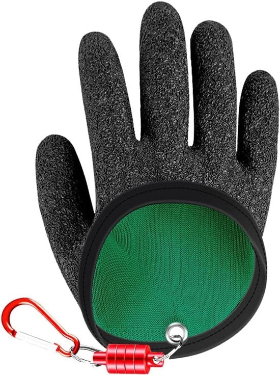 Manopole da pesca Snijbestendige Acqua Resistenti con Chiusura Magnetica - Nero - Manopole da pesca Facili da Indossare