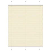 Tenda Plissettata Crema 110x100 cm Larghezza Tessuto 109,4 cm