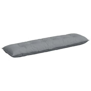 Cuscino per Schiena | Cuscino dorsale Grigio chiaro 180 x 19 x 50 cm Tessuto