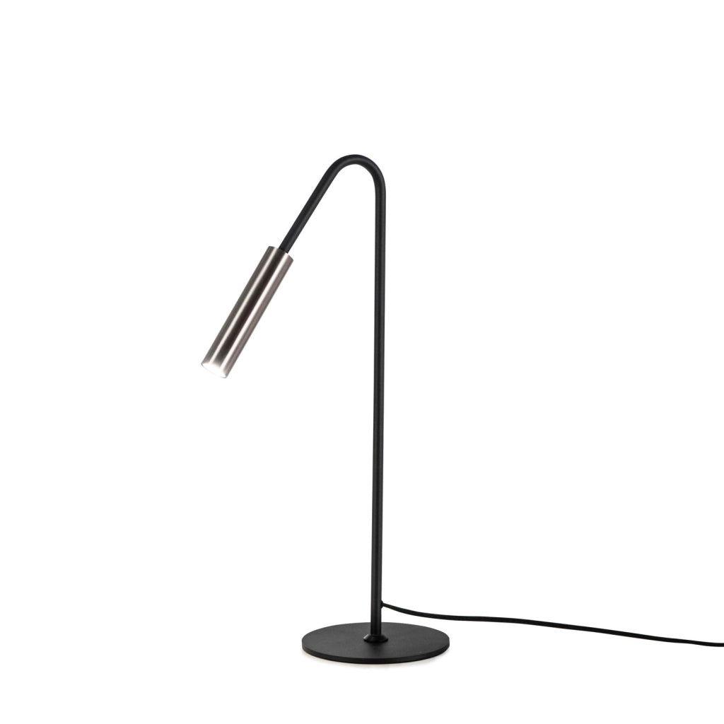 Vega - Lampada da tavolo a LED in metallo nero