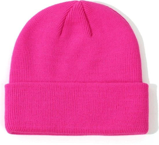 Cappelli per bambini - cappello per bambini maschi e femmine - cappelli di lana caldi per bambini - cappelli per bambini all'aperto - adatti per bambini di 2-6 anni - rosa rosso - 19*18cm
