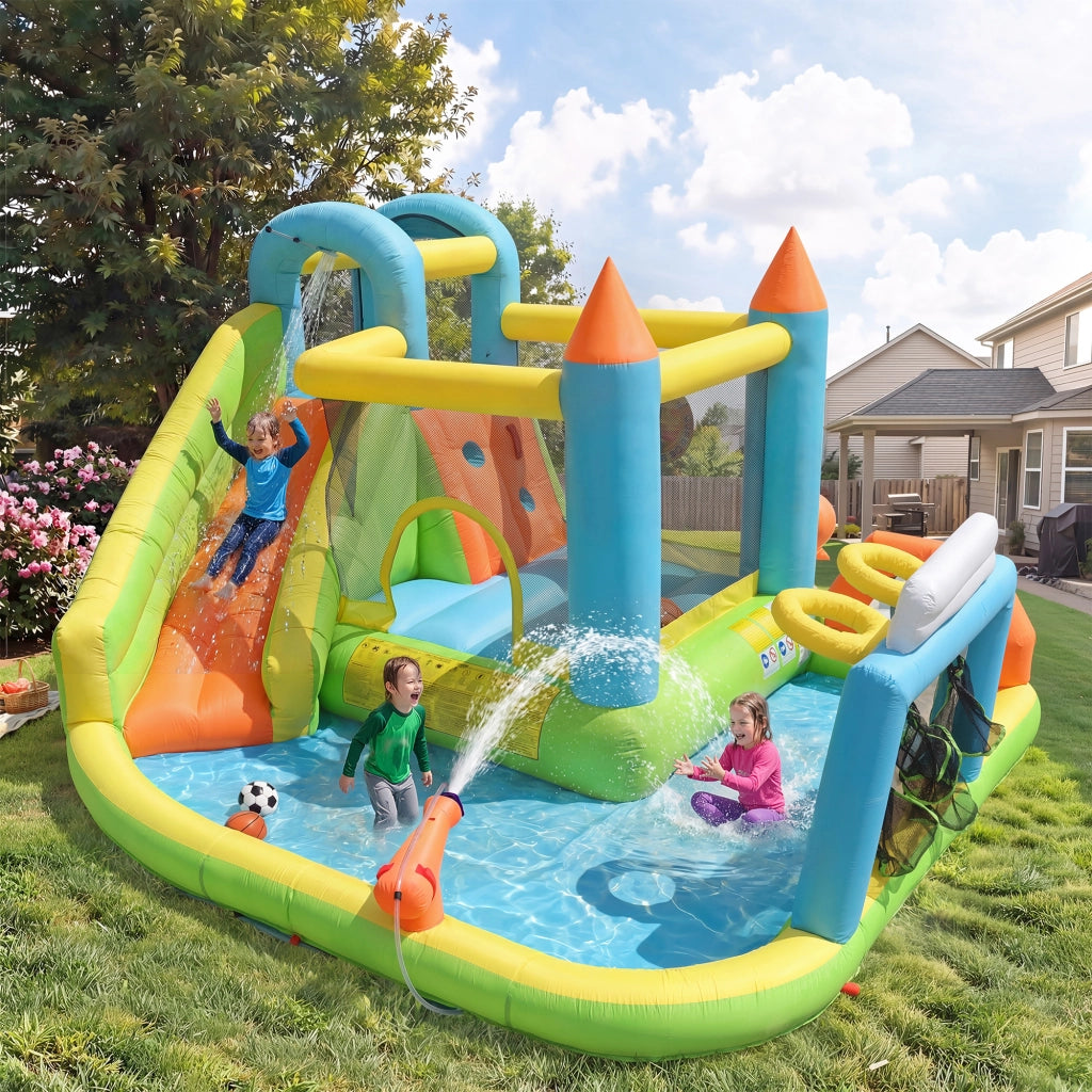 Castello gonfiabile per bambini ¨C Minimal ¨C 360x320x200cm per esterno