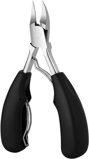 Nagelknipper professionale in acciaio inossidabile - Disegno compatto e inclinato per un taglio più facile di unghie resistenti, spesse e ingrossate - Adatto per la cura dei piedi (unisex)