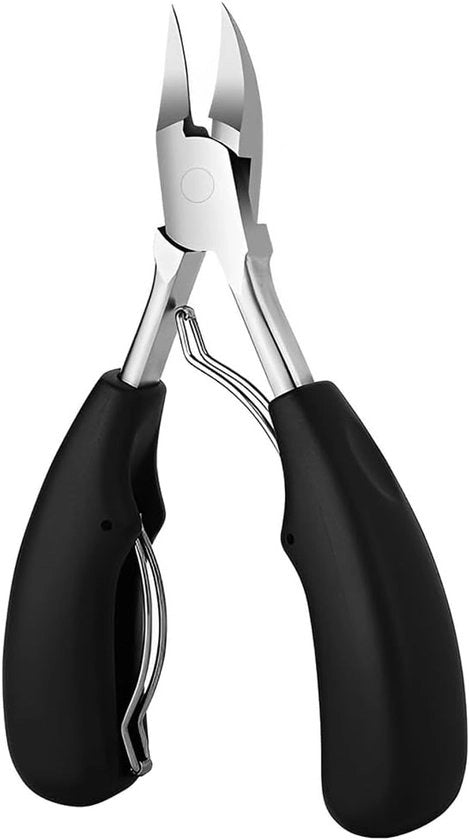 Nagelknipper professionale in acciaio inossidabile - Disegno compatto e inclinato per un taglio più facile di unghie resistenti, spesse e ingrossate - Adatto per la cura dei piedi (unisex)