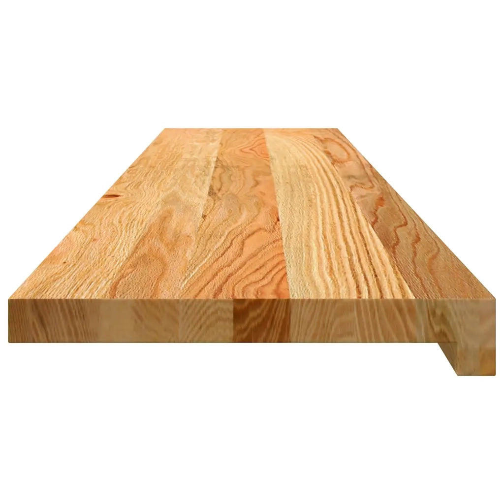 vidaXL Gradini 4 pz Marrone Chiaro 120x25x2 cm Legno Massello Rovere