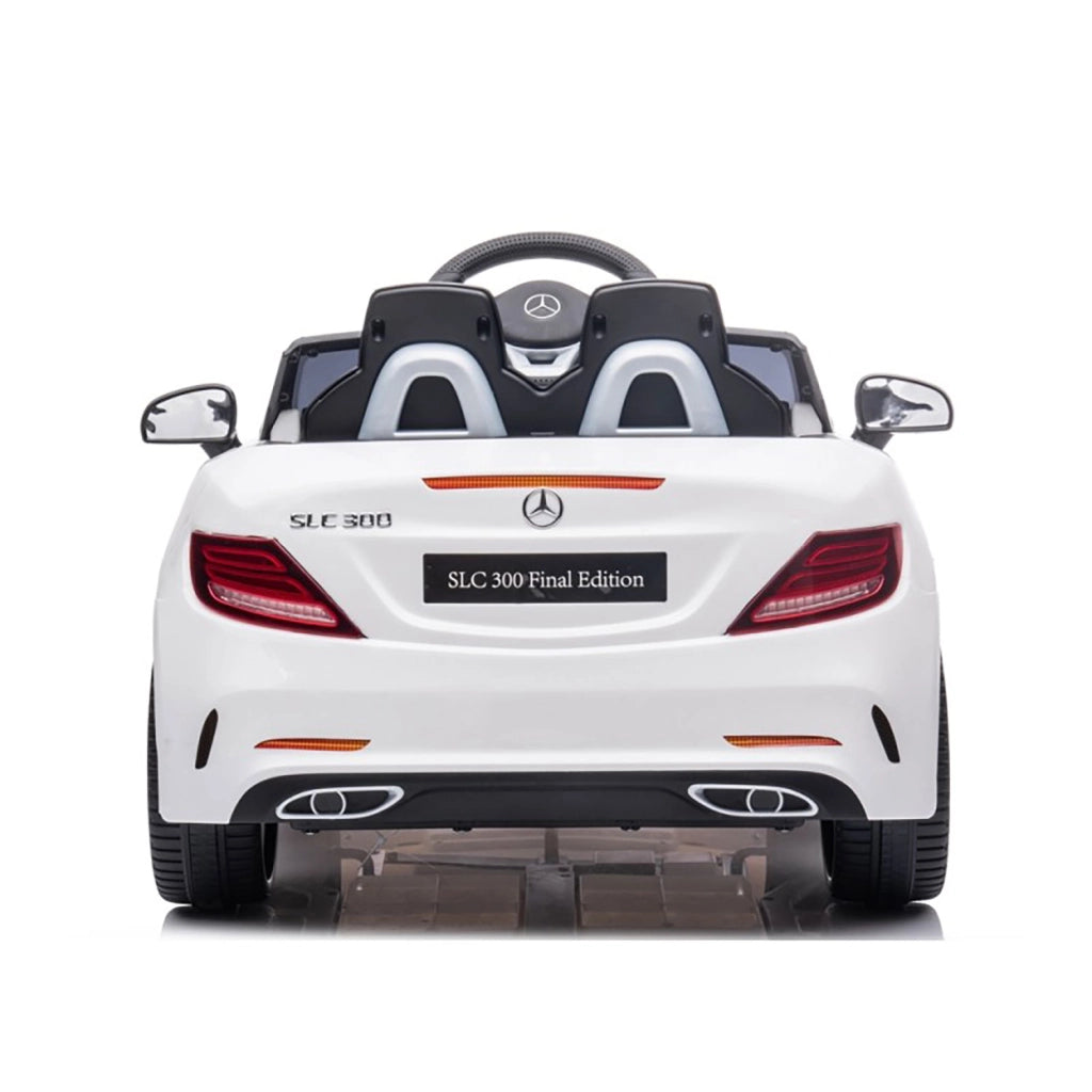 Macchina Elettrica per Bambini Licenza Ufficiale Mercedes SLC 300 "Final Edition" 10,8V 3,1Ah Bianco