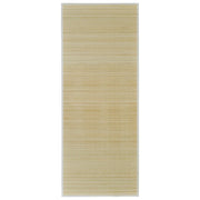 Tappeto del soggiorno | Tappeto Rettangolare in Bamb¨´ Naturale 150 x 200 cm