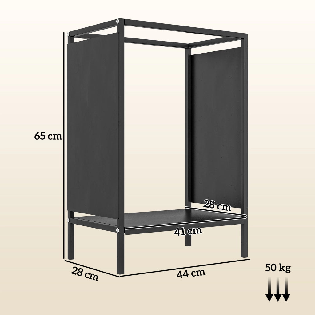 Tavolino ¨C Zephmum ¨C 44x28x65 cm Nero
